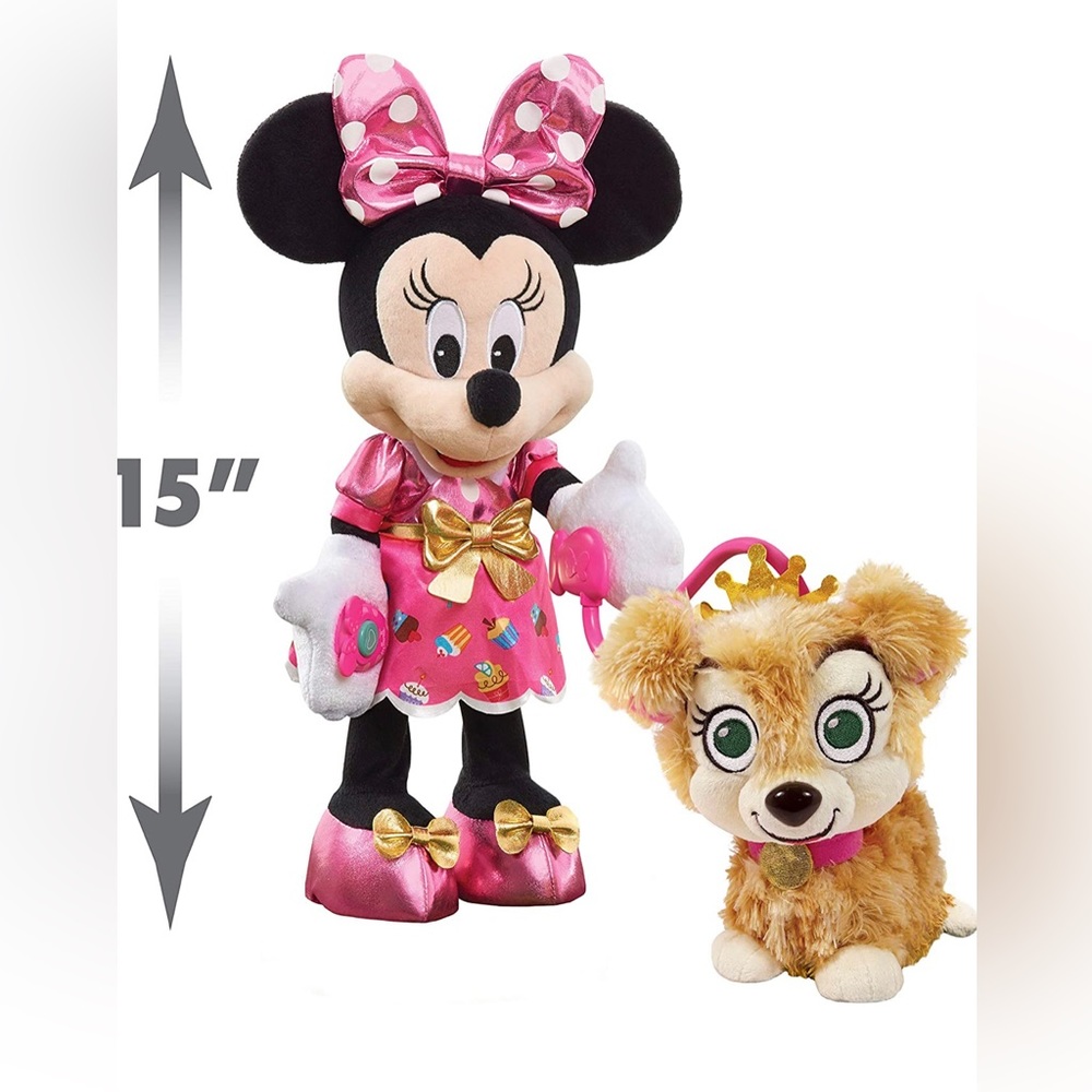 COPY - Minnie Mouse Party & Play Pup Feature Plush